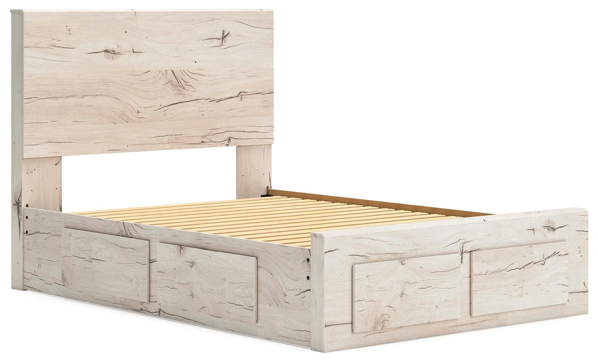 Lawroy Full Panel Storage Bed, Dresser and Mirror - B2310B37