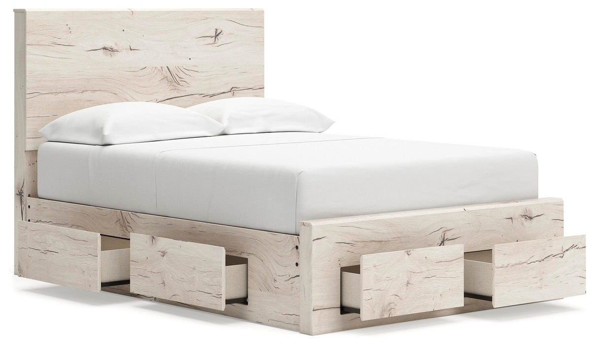 Lawroy Full Panel Storage Bed, Dresser and Mirror - B2310B37