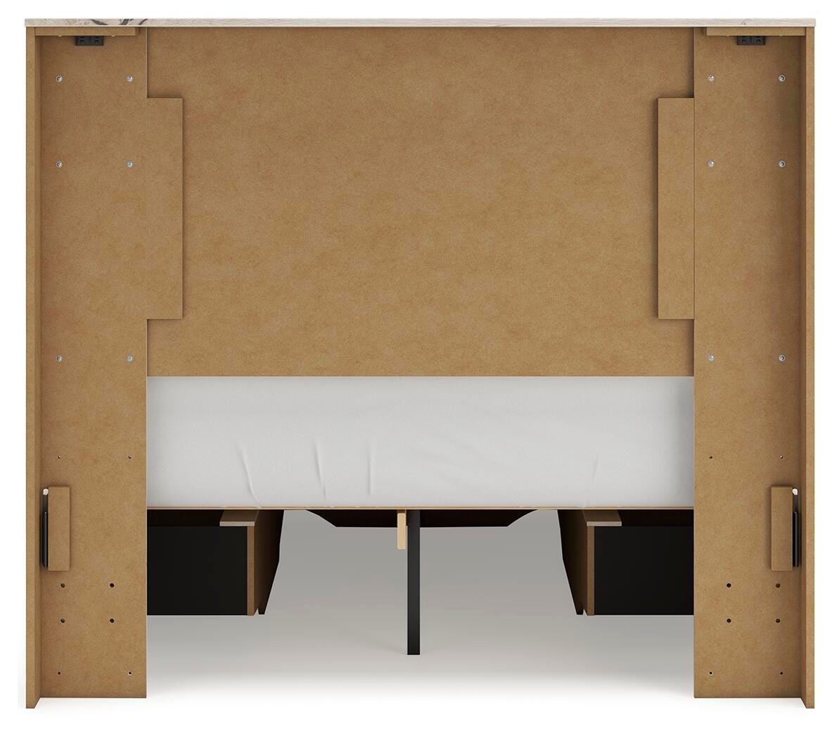 Lawroy Full Panel Storage Bed, Dresser and Mirror - B2310B37