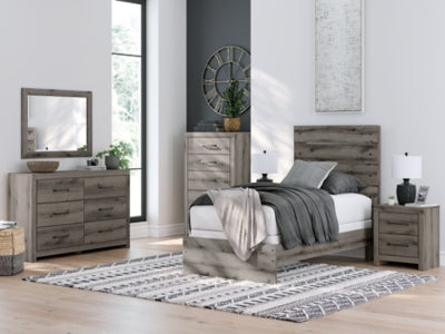 Graystorm Twin Panel Bed - PCB2405B12