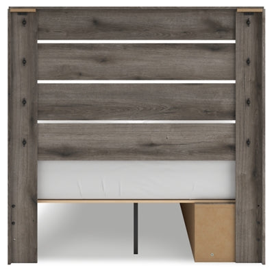 Graystorm Full Panel Storage Bed - PCB2405B16