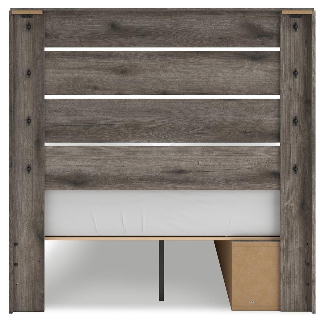 Graystorm Full Panel Storage Bed - PCB2405B16