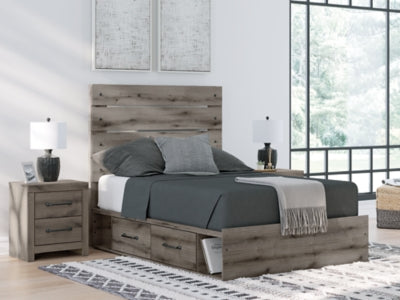 Graystorm Full Panel Storage Bed - PCB2405B16