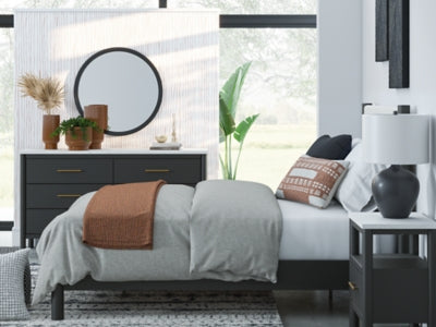 Cadmori Queen Upholstered Panel Bed - B2616B2