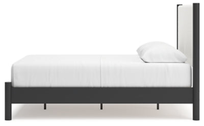Cadmori Queen Upholstered Panel Bed - B2616B2