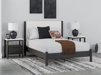 Cadmori Queen Upholstered Panel Bed - B2616B2