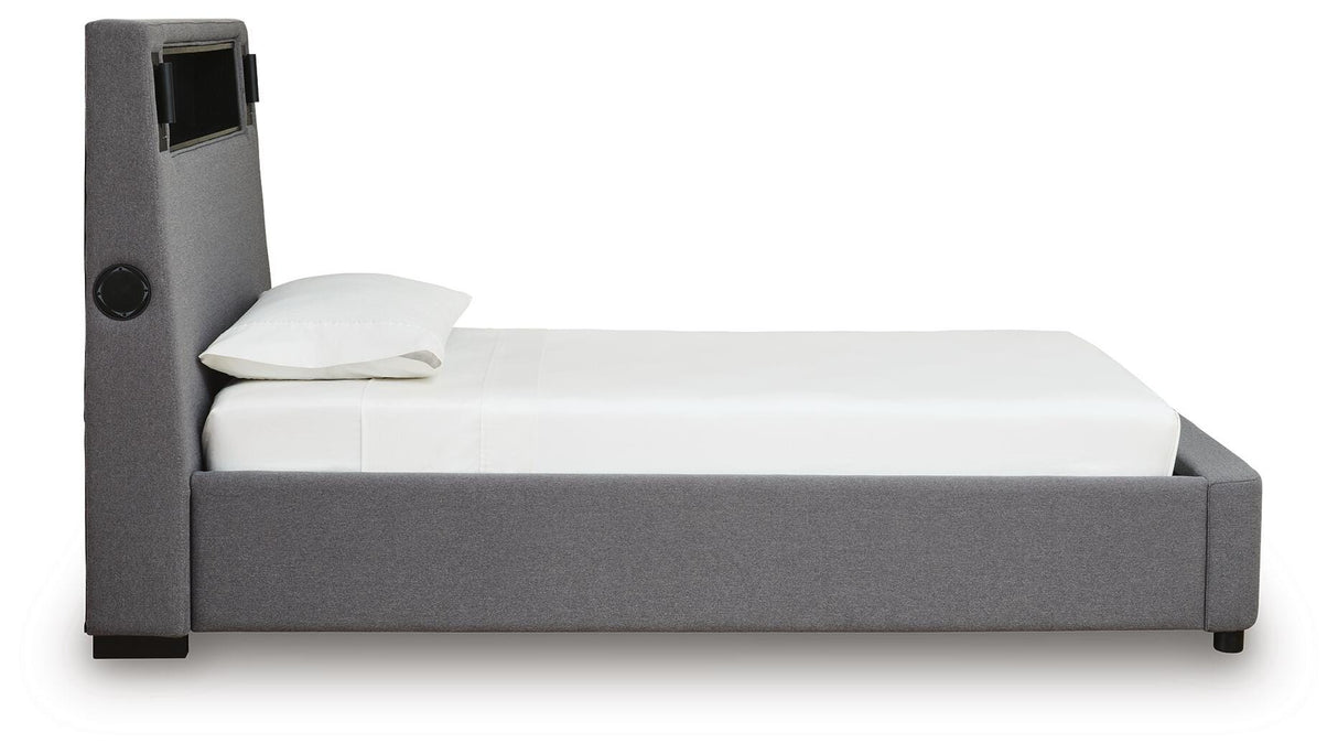 Verishaw Twin Upholstered Bed - PCB2721B23