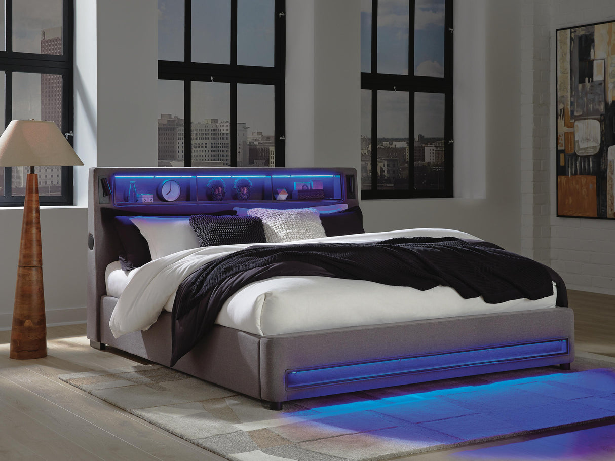 Verishaw King Upholstered Bed - PCB2721B21