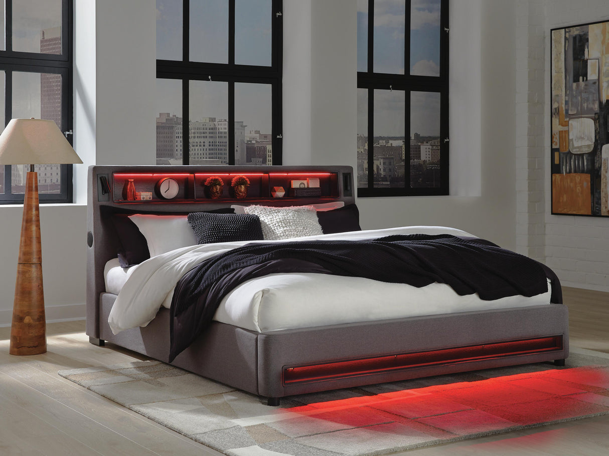 Verishaw King Upholstered Bed - PCB2721B21