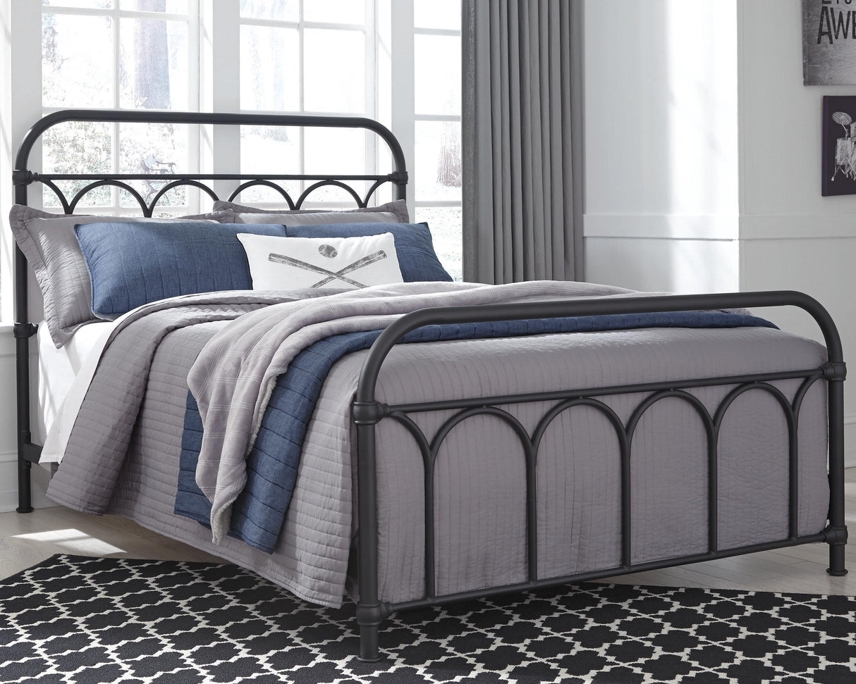 Nashburg Full Metal Bed - B280-672