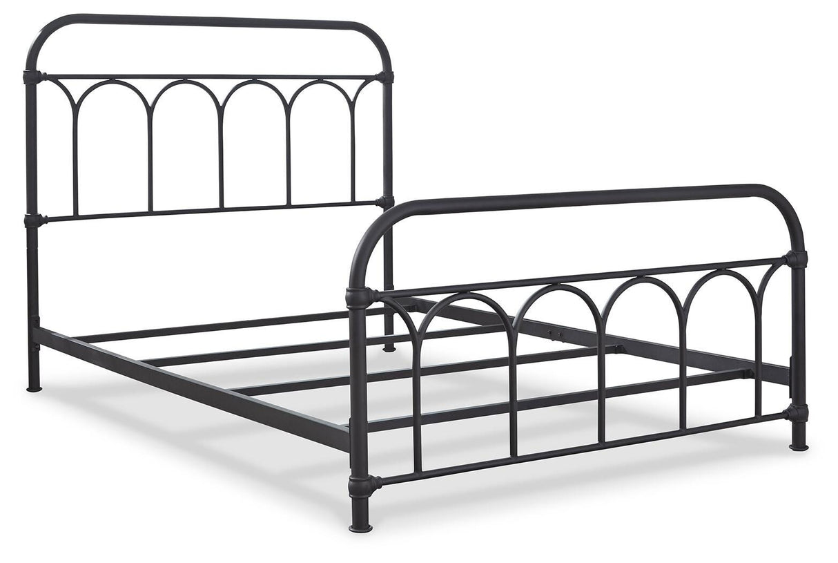 Nashburg Full Metal Bed - B280-672