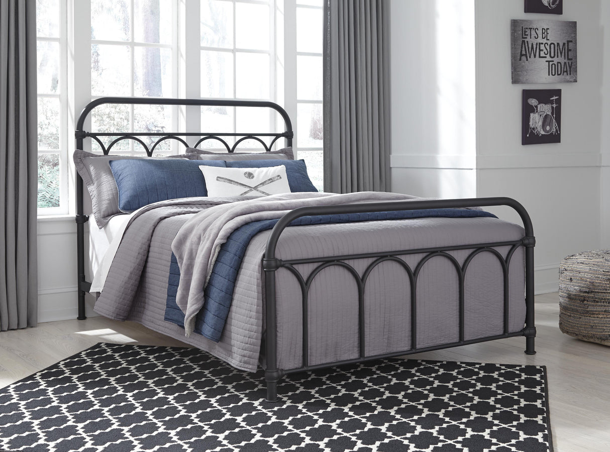 Nashburg Full Metal Bed - B280-672