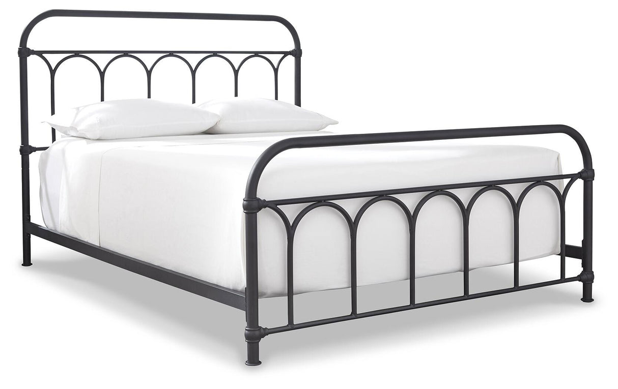 Nashburg Queen Metal Bed - B280-681