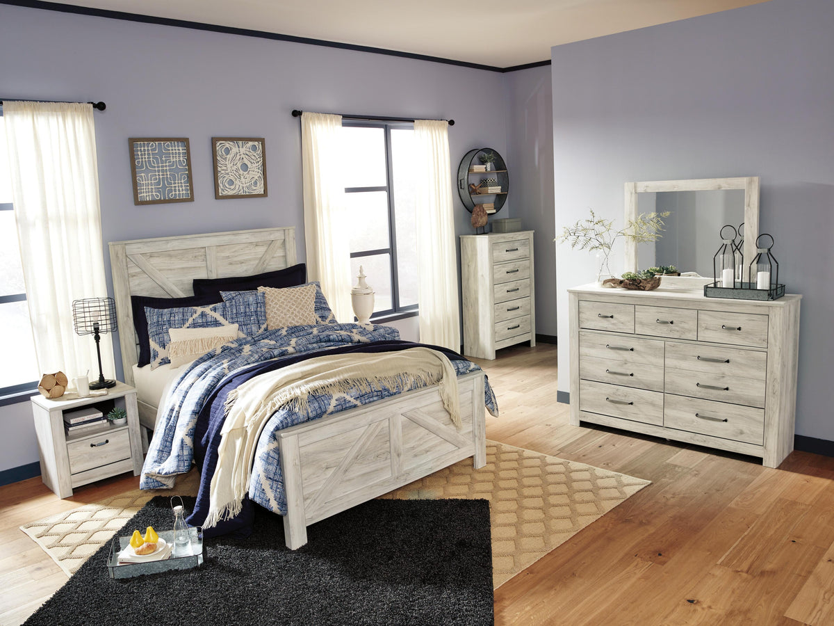Bellaby Queen Crossbuck Panel Bed - B331B6