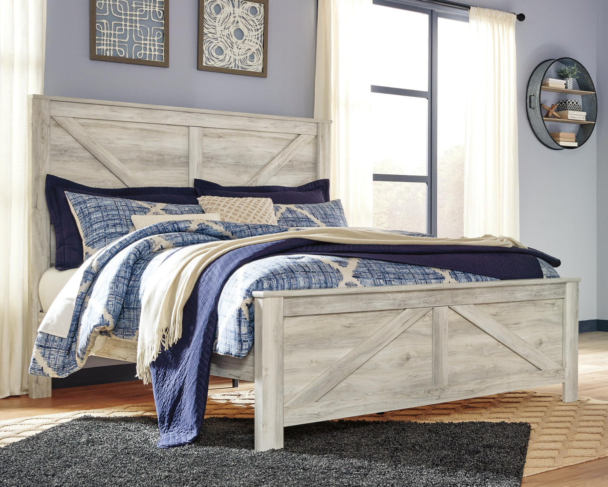 Bellaby King Crossbuck Panel Bed - B331B10