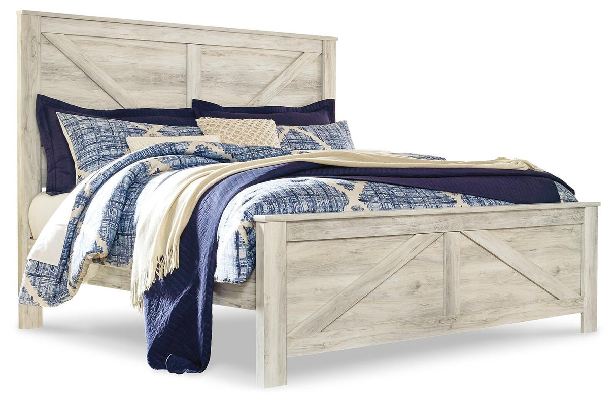 Bellaby King Crossbuck Panel Bed - B331B10