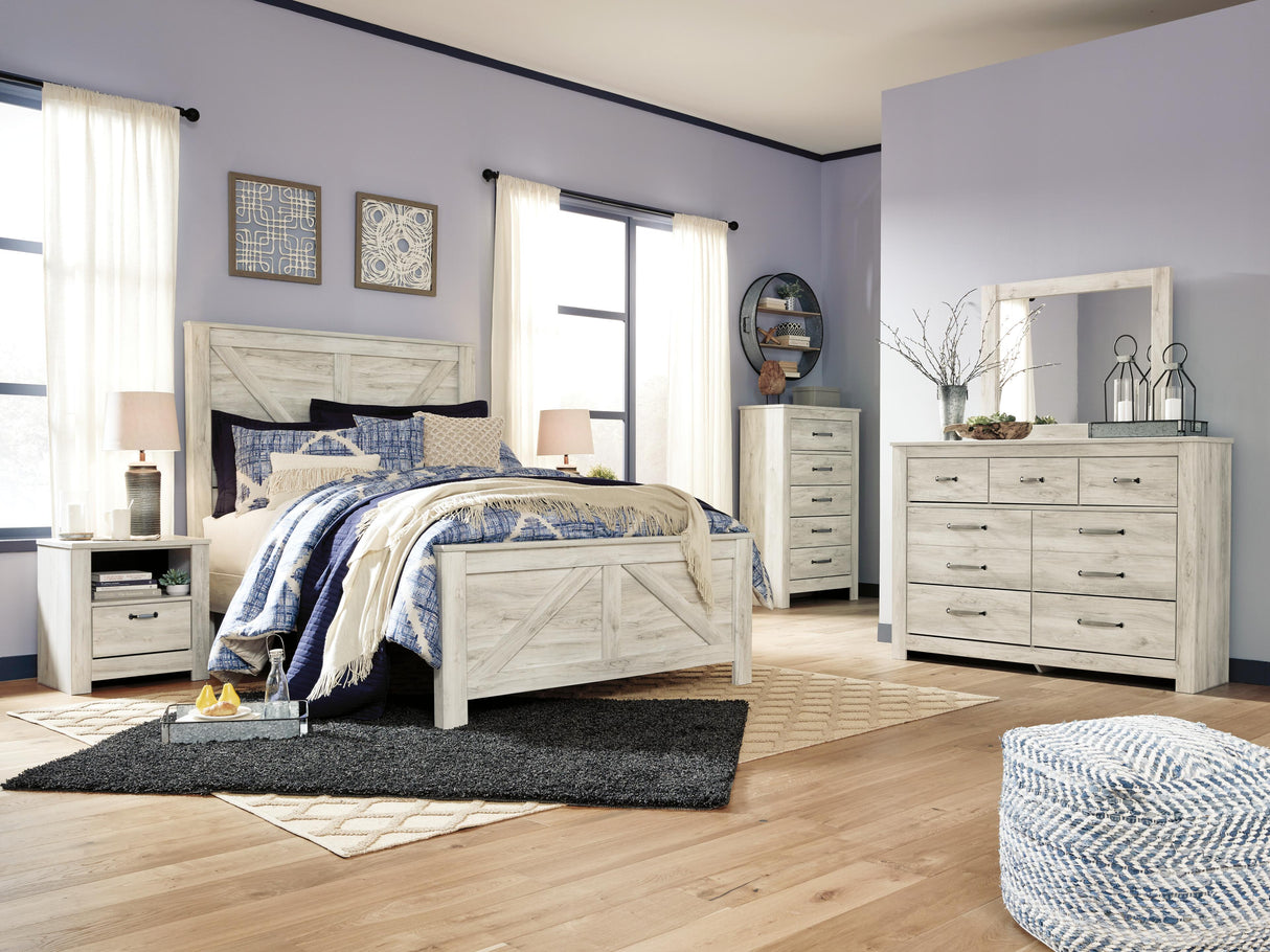 Bellaby Queen Crossbuck Panel Bed - B331B6