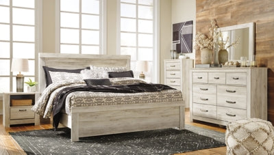 Bellaby King Panel Bed, Dresser, Mirror and 2 Nightstands - B331B22