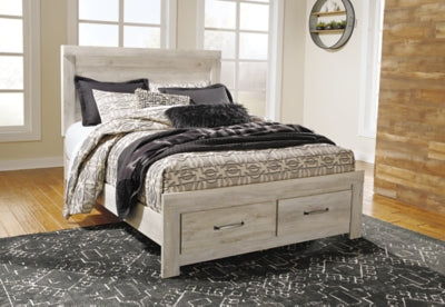 Bellaby Queen Panel Storage Bed, Dresser and Mirror - B331B5