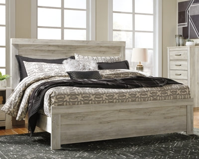 Bellaby King Panel Bed, Dresser, Mirror, Chest and 2 Nightstands - B331B17
