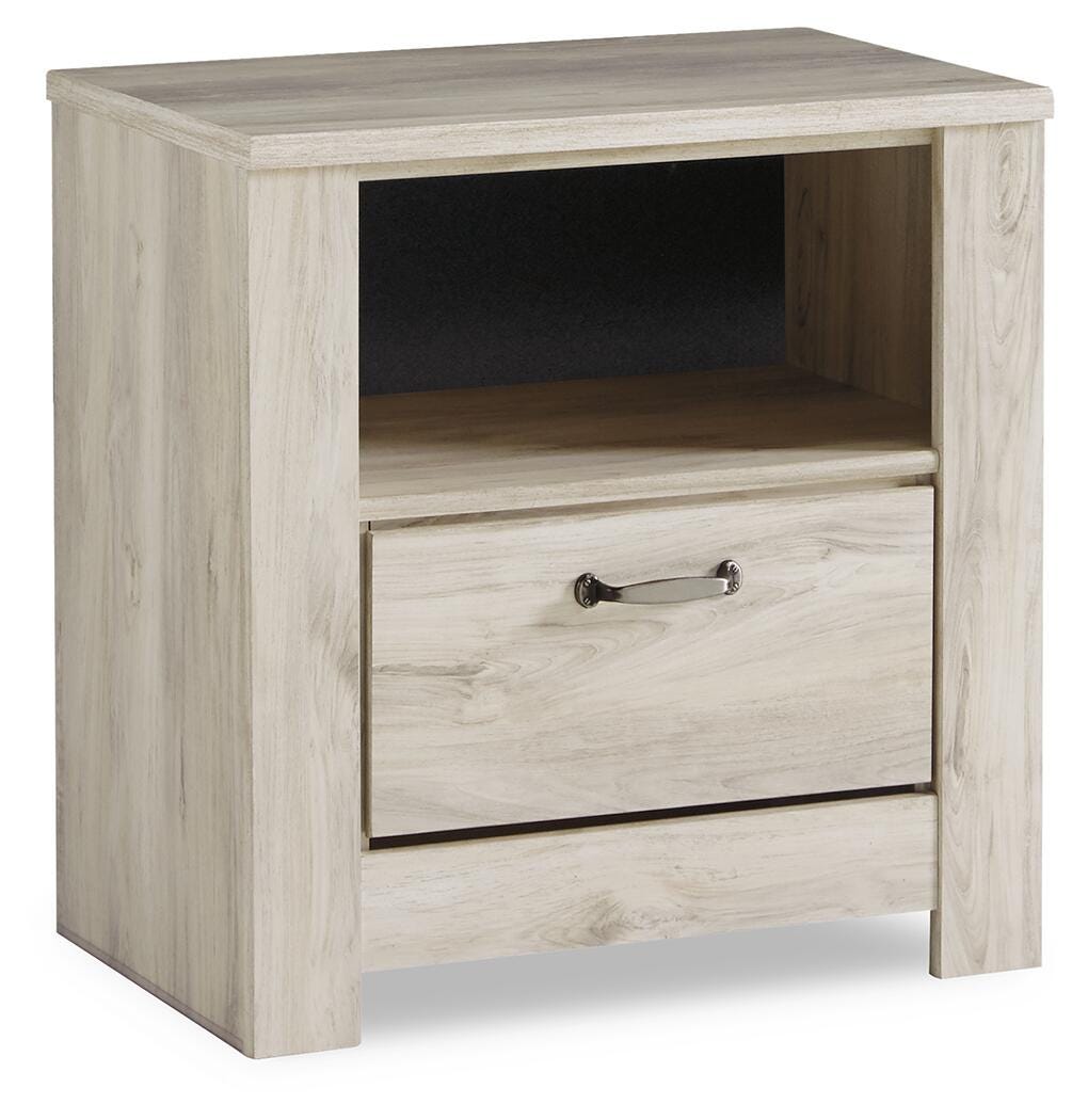 Bellaby King Panel Storage Bed, Dresser, Mirror and Nightstand - B331B12