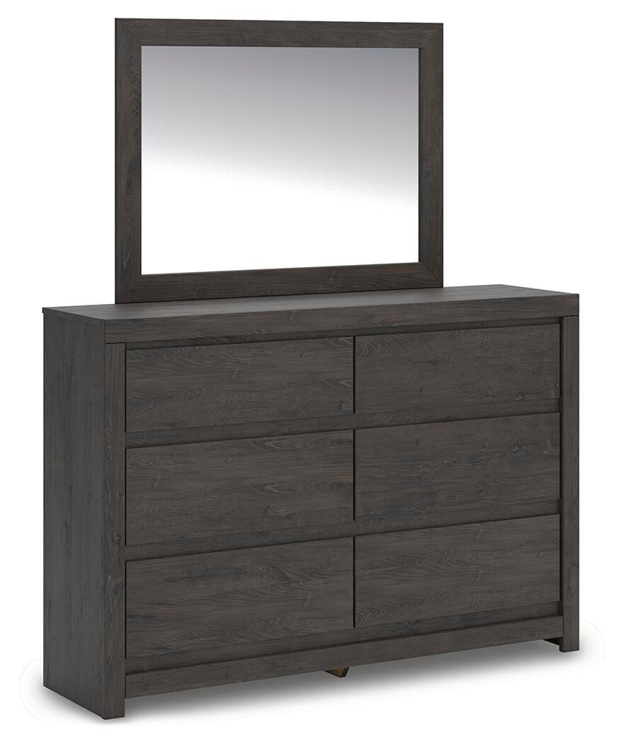 Fraluna Queen Panel Storage Bed, Dresser and Mirror - PCB3370B5