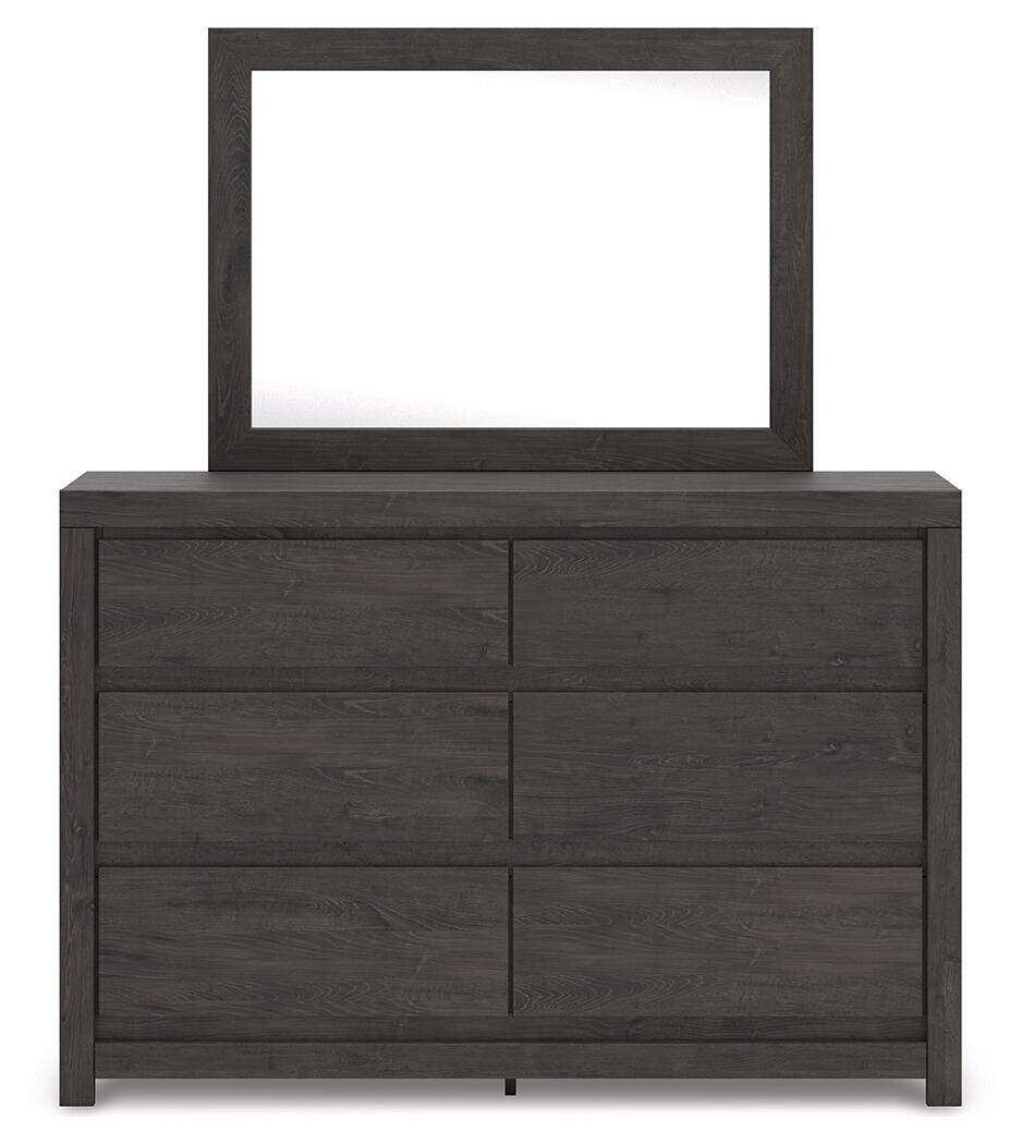 Fraluna Queen Panel Storage Bed, Dresser and Mirror - PCB3370B5