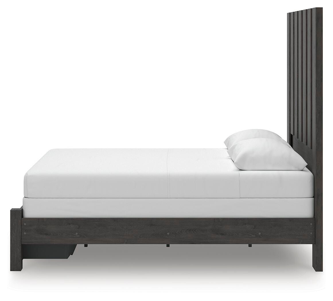 Fraluna Queen Panel Storage Bed, Dresser and Mirror - PCB3370B5