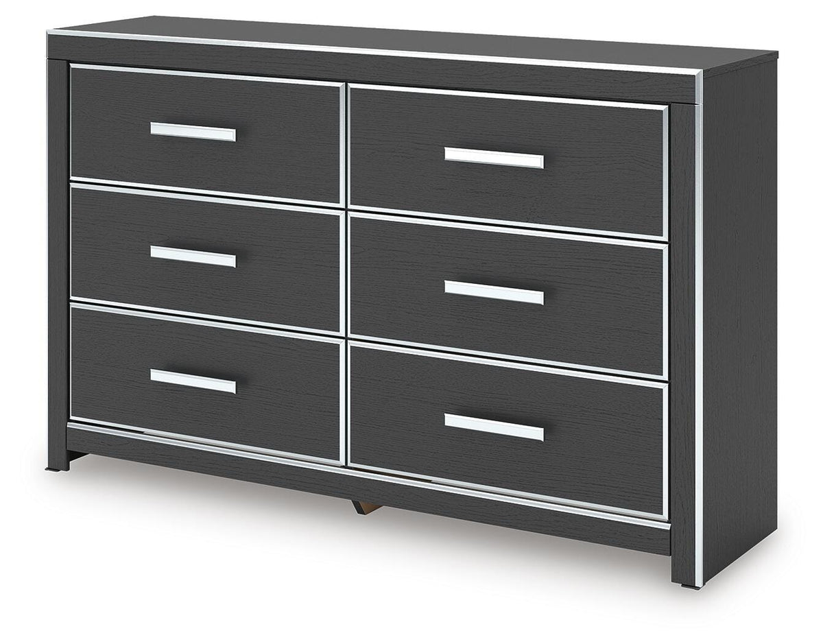 Zuraleus King Upholstered Bed, Dresser and Nightstand - PCB3380B17