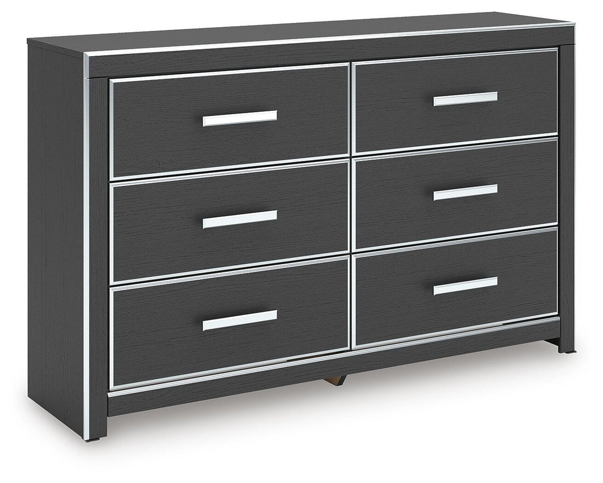 Zuraleus Queen Upholstered Bed, Dresser and Nightstand - PCB3380B15
