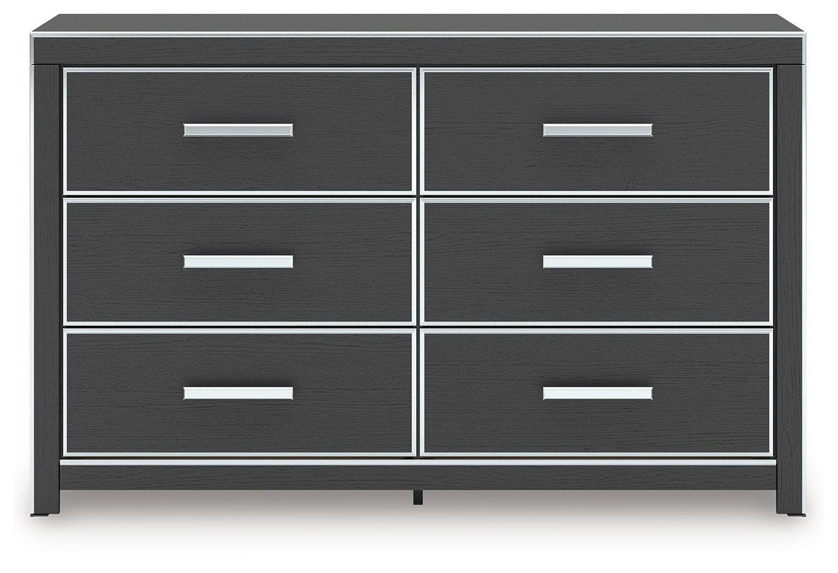 Zuraleus King Upholstered Bed, Dresser and Nightstand - PCB3380B17