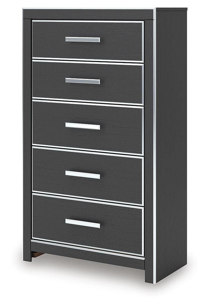 Zuraleus King Storage Bed, Dresser, Mirror, Chest and Nightstand - PCB3380B20