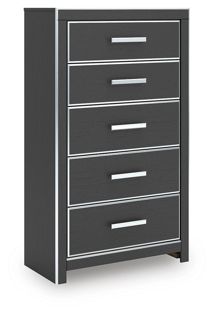 Zuraleus King Storage Bed, Dresser, Mirror, Chest and Nightstand - PCB3380B20