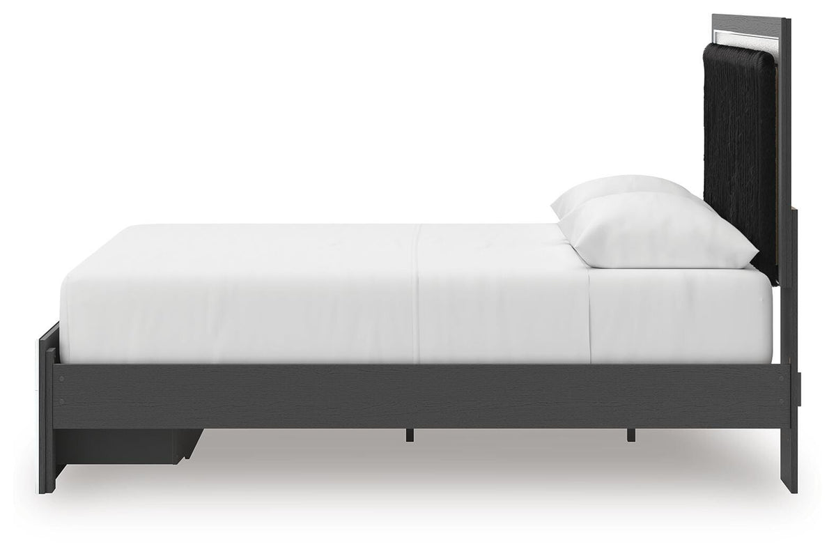 Zuraleus Queen Upholstered Panel Platform Storage Bed - PCB3380B4