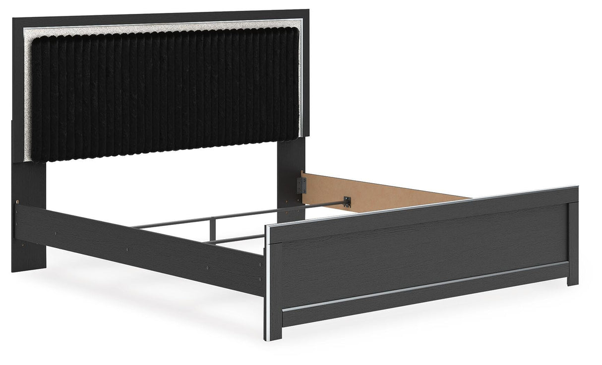 Zuraleus King Upholstered Panel Bed - PCB3380B12