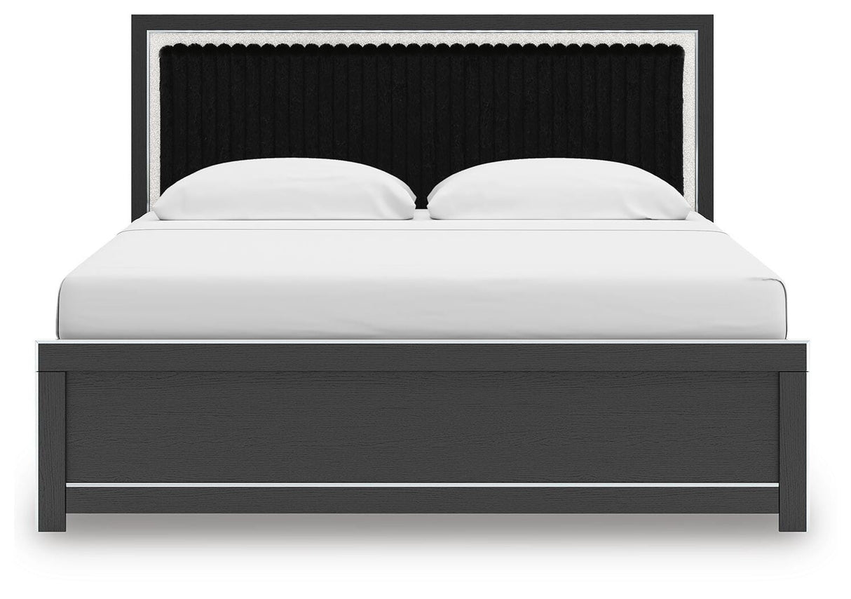 Zuraleus King Upholstered Panel Bed - PCB3380B12
