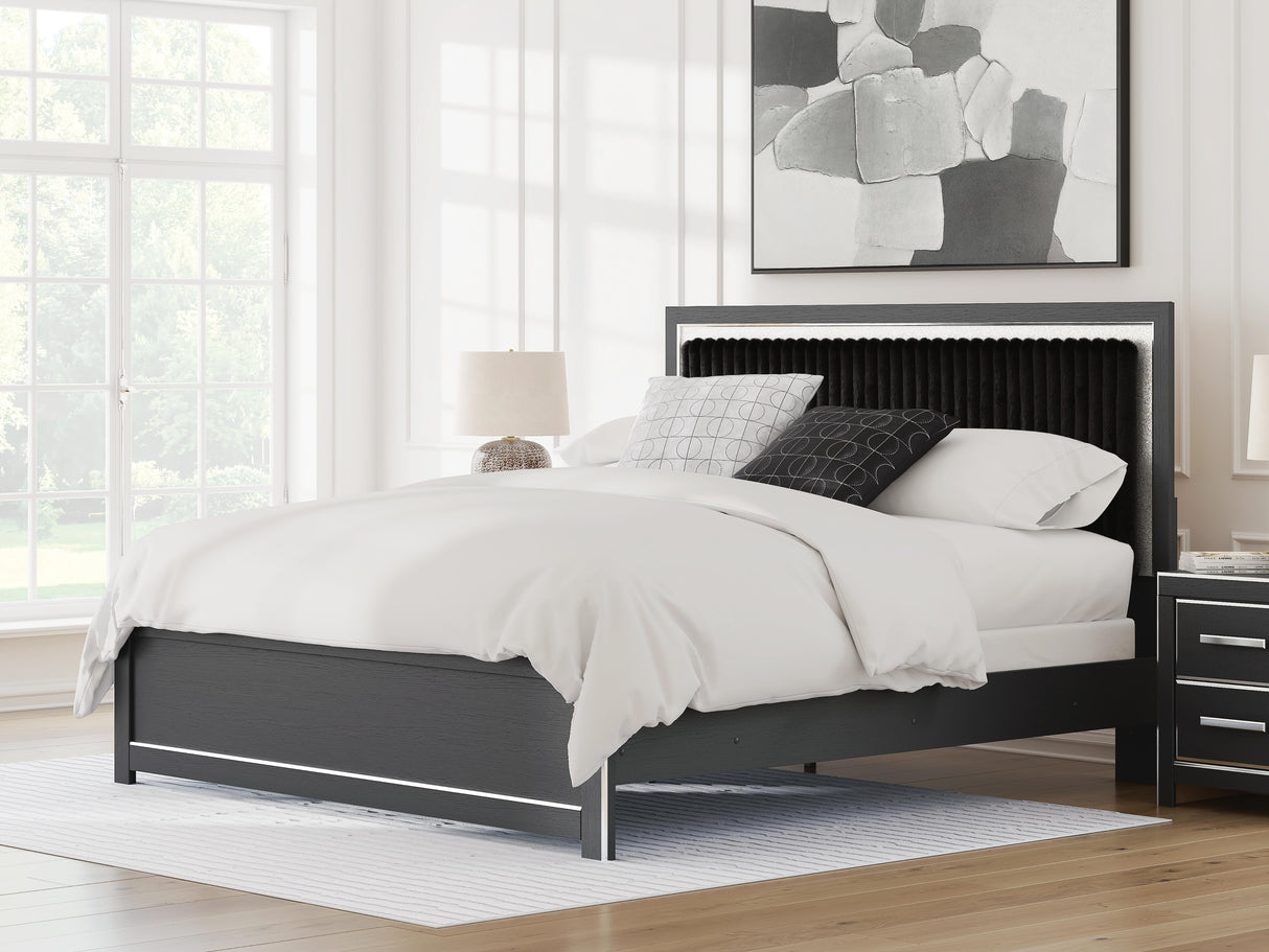 Zuraleus King Upholstered Panel Bed - PCB3380B12
