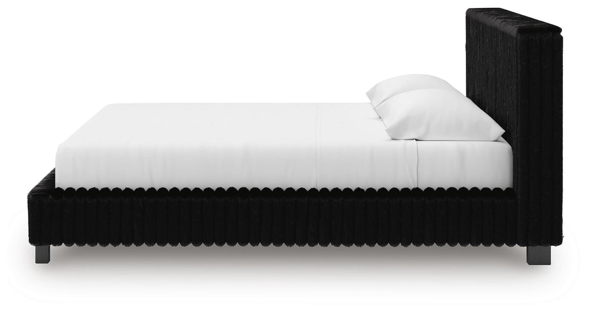 Zuraleus King Upholstered Bed, Dresser, Mirror and 2 Nightstands - PCB3380B23
