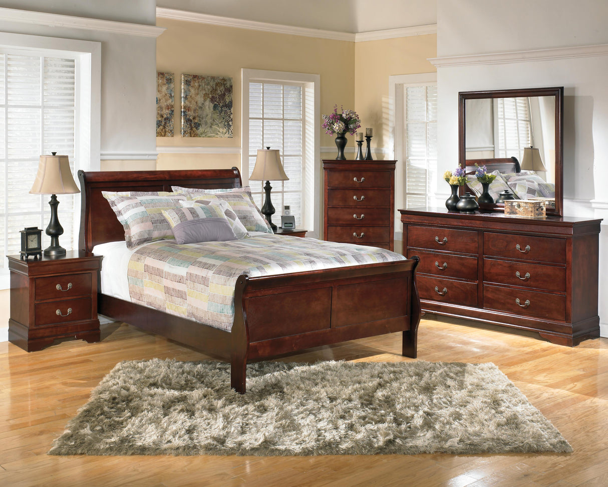 Alisdair Full Sleigh Bed - B376B4