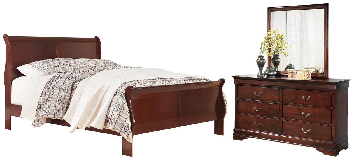 Alisdair Queen Sleigh Bed, Dresser and Mirror - B376B3
