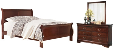 Alisdair California King Sleigh Bed, Dresser and Mirror - B376B22