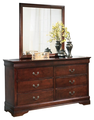 Alisdair California King Sleigh Bed, Dresser and Mirror - B376B22
