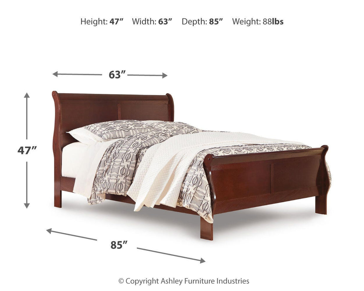 Alisdair Queen Sleigh Bed, Dresser, Mirror, Chest and Nightstand - B376B12