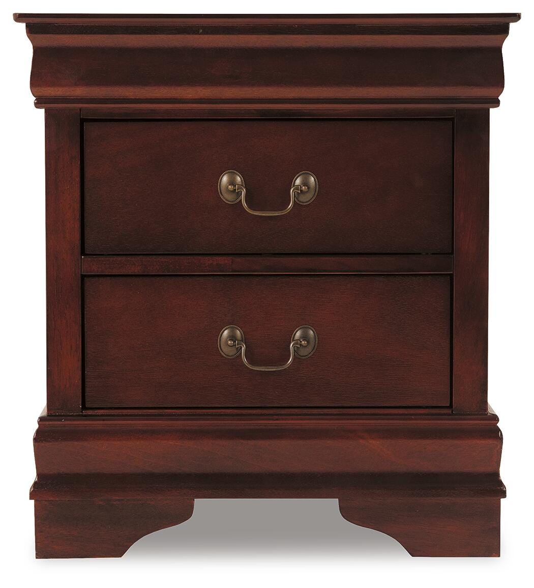 Alisdair Full Sleigh Bed and Nightstand - B376B16