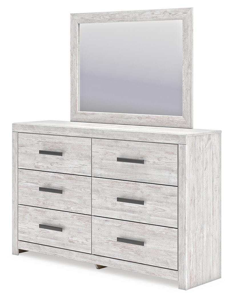 Cayboni Full Panel Bed, Dresser, Mirror and Nightstand - B3788B14
