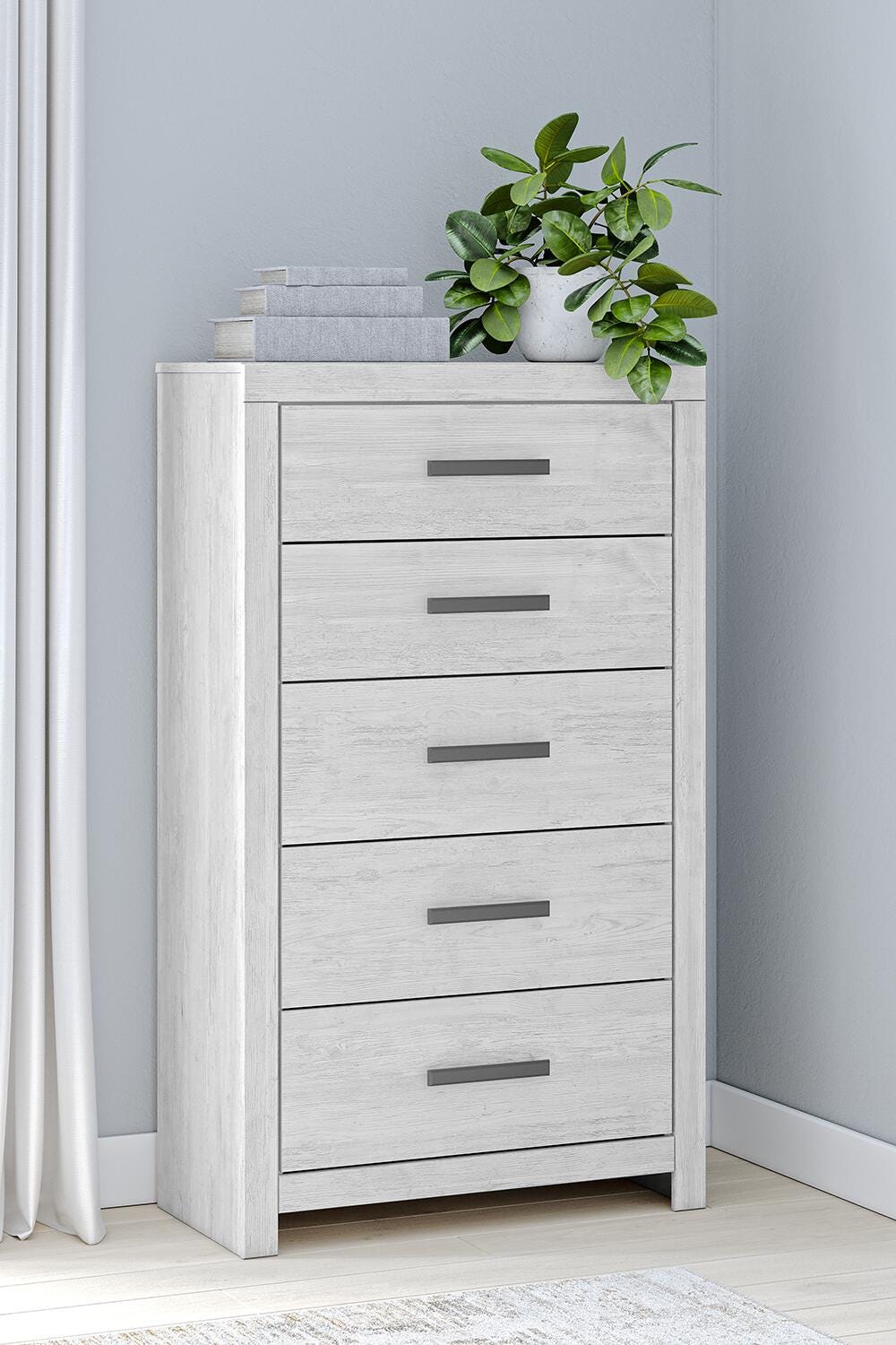 Cayboni King Panel Bed, Dresser, Mirror, Chest and Nightstand - B3788B17