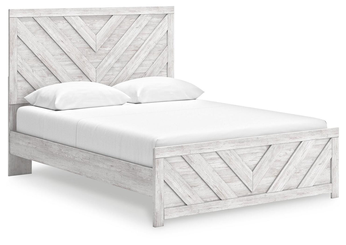 Cayboni Queen Panel Bed, Dresser, Mirror and Nightstand - B3788B8