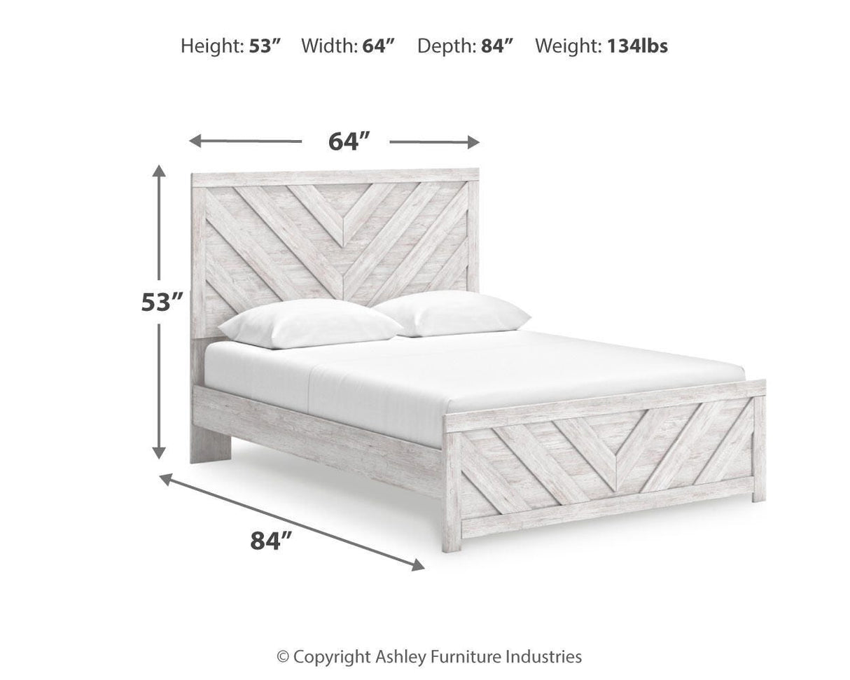 Cayboni Queen Panel Bed, Dresser, Mirror and Nightstand - B3788B8