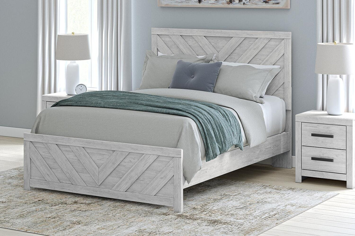 Cayboni Queen Panel Bed, Dresser, Mirror and Nightstand - B3788B8