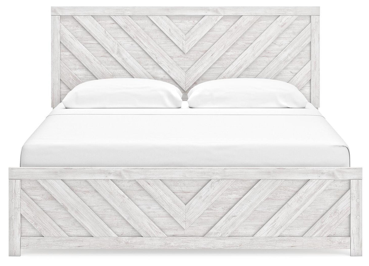 Cayboni King Panel Bed - B3788B7